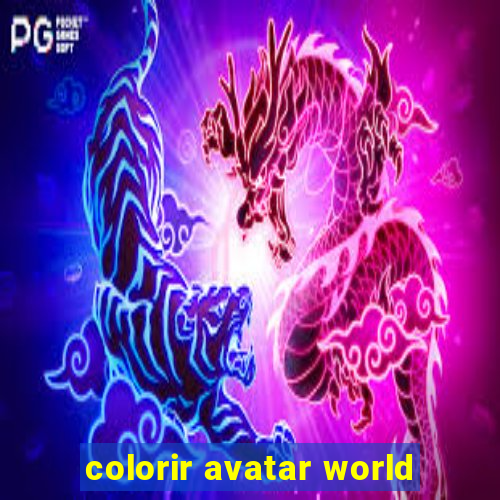 colorir avatar world